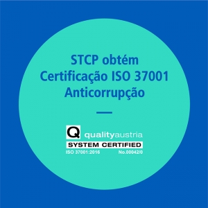 STCP ACHIEVES ANTI-CORRUPTION CERTIFICATION